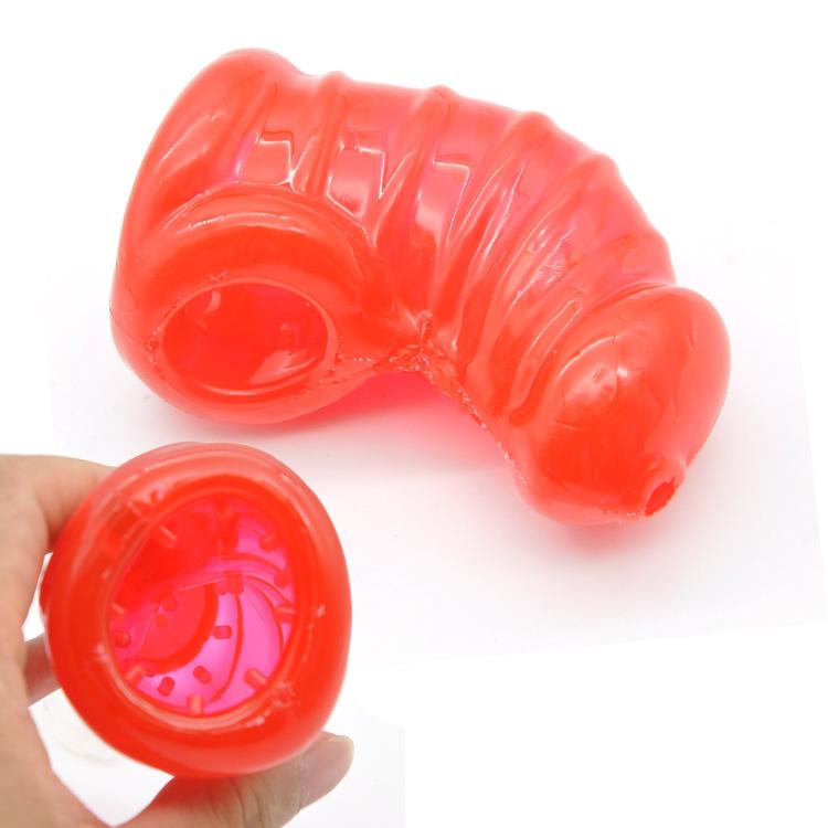 Charlie Silicone Chastity Cage 3.94 inches Long, gallery view 9