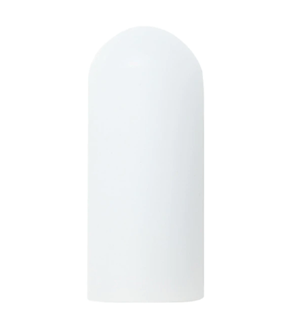 Manchon pour pénis en silicone blanc ouvert et lisse BDSM