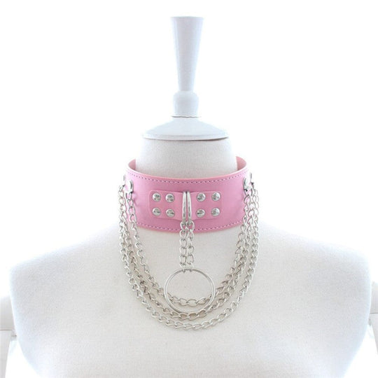 Pretty in Pink Permanent Locking Collar product view