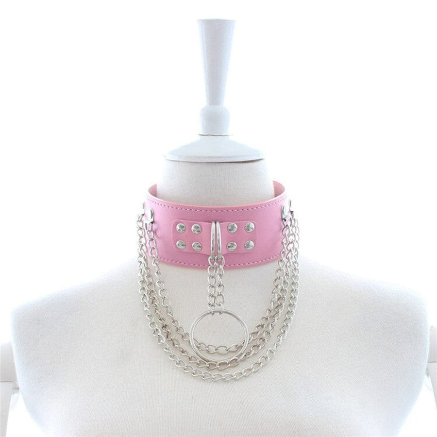 Pretty in Pink Permanent Locking Collar product view
