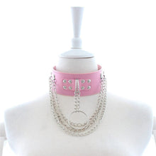 Load image into Gallery viewer, Pretty in Pink Permanent Locking Collar
