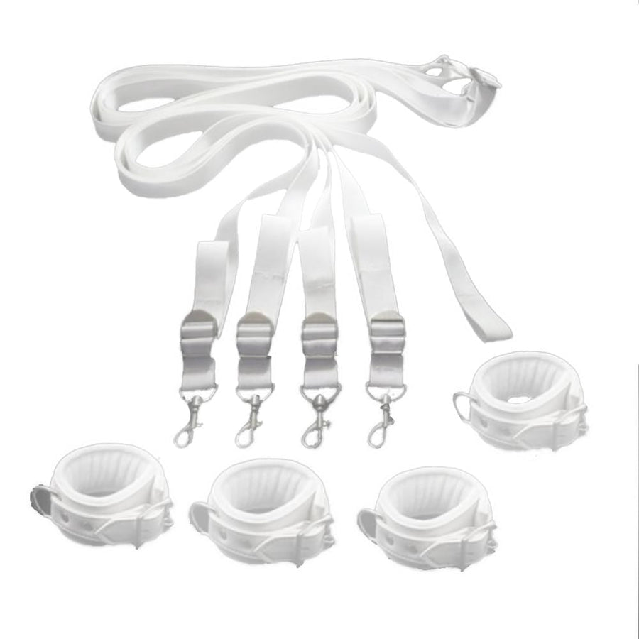 Slut Favorite Padded Bed Cuffs BDSM product view
