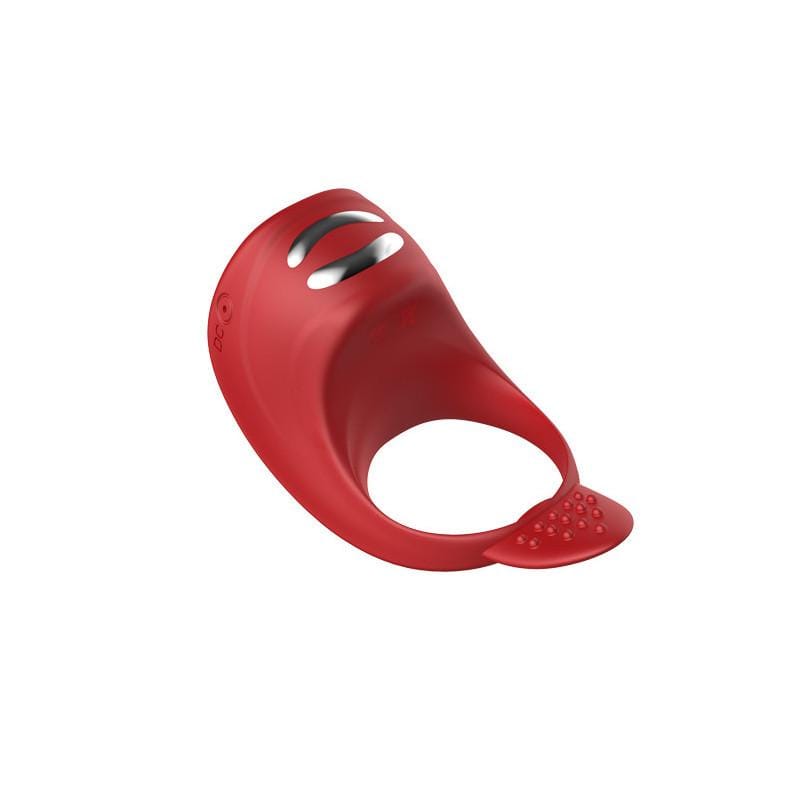 Electro Stimulating Red Cock Ring BDSM product view