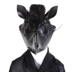 Prancing Pony Leather Horse Mask BDSM