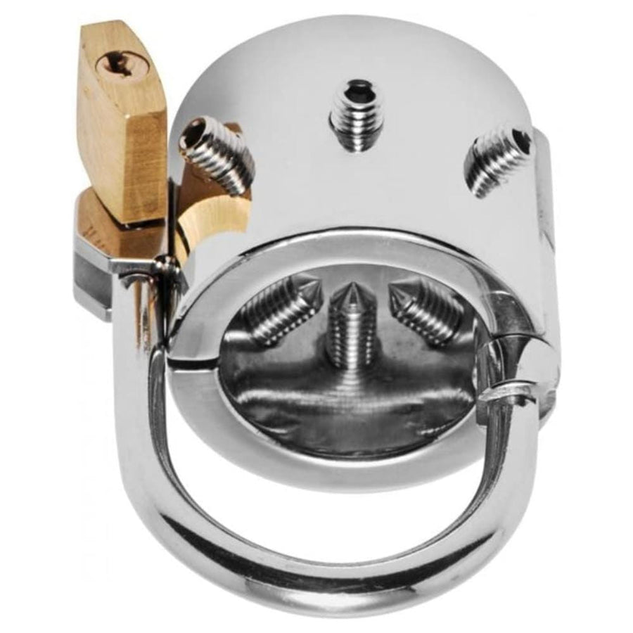 BDSM Stainless Ball Divider Torment Device, gallery view 2