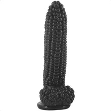 Load image into Gallery viewer, Realistic Black Corn Dildo With Suction Cup BDSM
