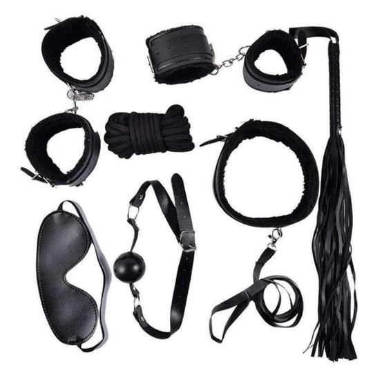 Please and Tease 7- Piece Bondage Set BDSM product view