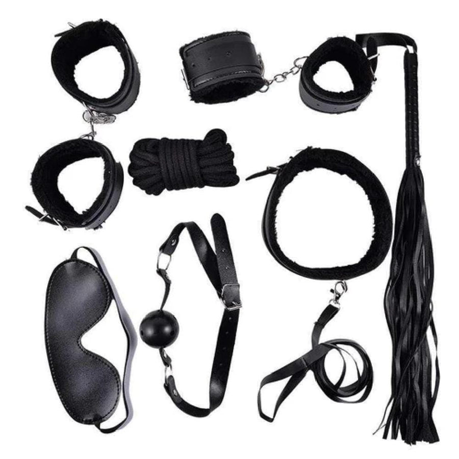 Please and Tease 7- Piece Bondage Set BDSM product view