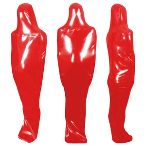 Rote Latex-Leichensäcke BDSM