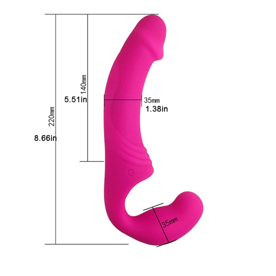 Rechargeable Strapless Double Dildo BDSM, gallery view 6