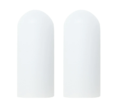 BDSM Smooth Open-Ended White Silicone Penis Sleeve, gallery view 3