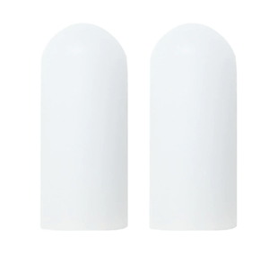 Manchon pour pénis en silicone blanc ouvert et lisse BDSM