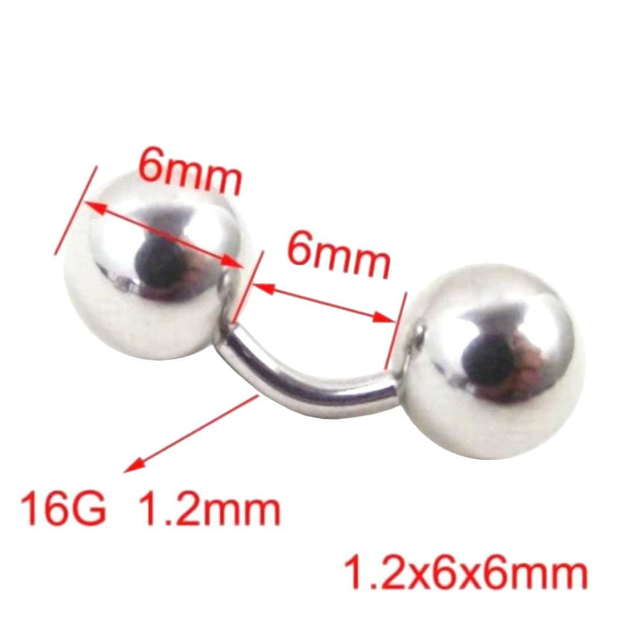 Heavy Barbell Male Genital Jewelry BDSM, gallery view 3