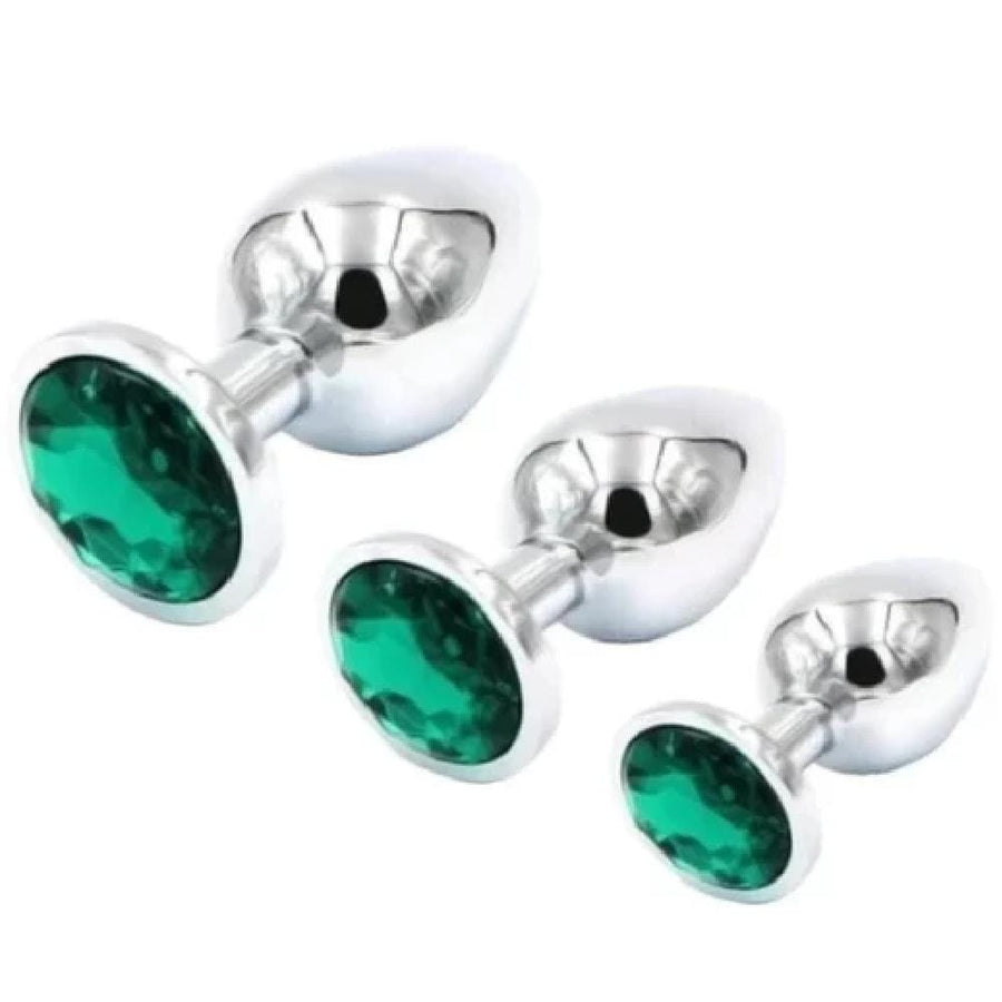 Stainless Steel Butt Plug 3pcs Set BDSM product view
