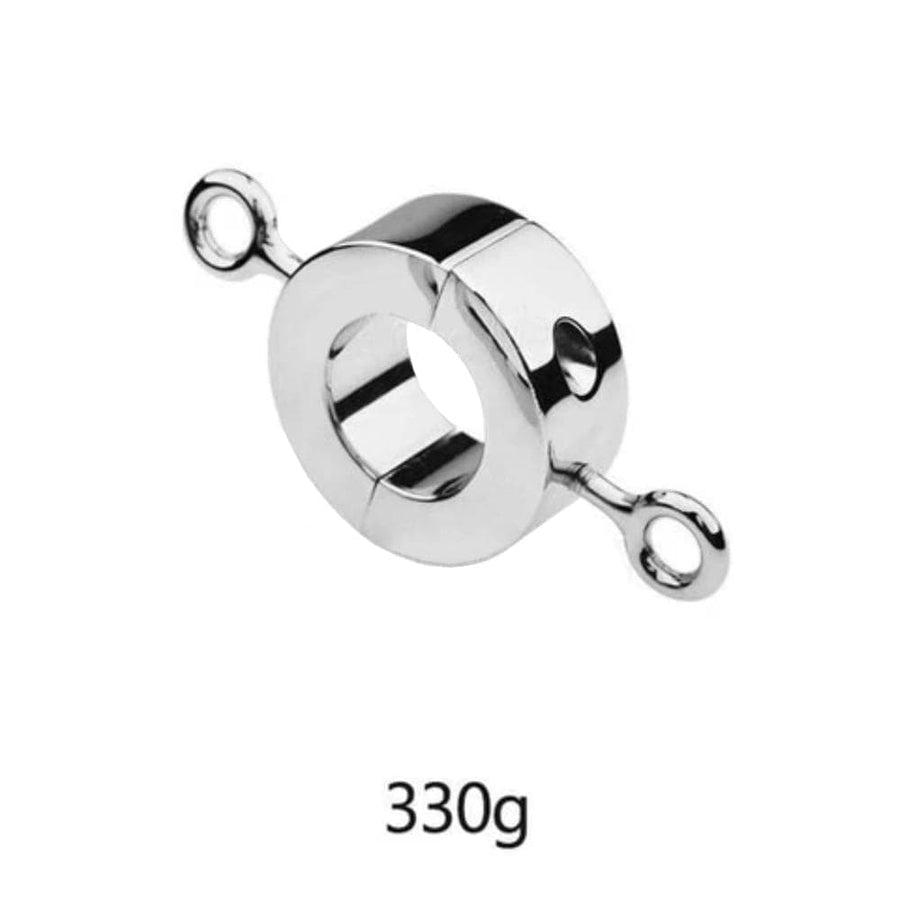 Metallic Testicle Stretcher Weights BDSM, gallery view 10