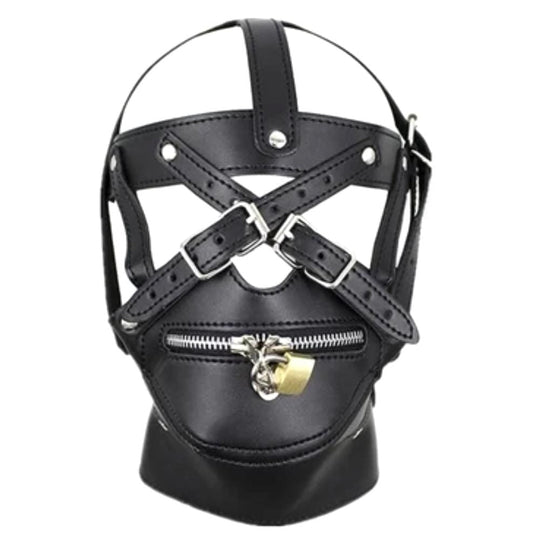 Hardcore Fetish Leather Mask BDSM product view