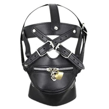 Load image into Gallery viewer, Hardcore Fetish Leather Mask BDSM
