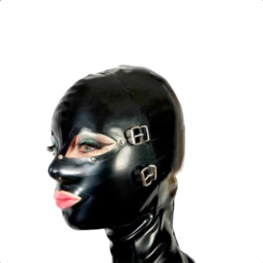 Slut Latex Bondage Mask, gallery view 2