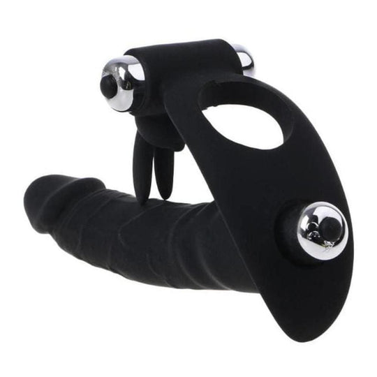 Double Stuffing Cock Ring Dildo BDSM product view