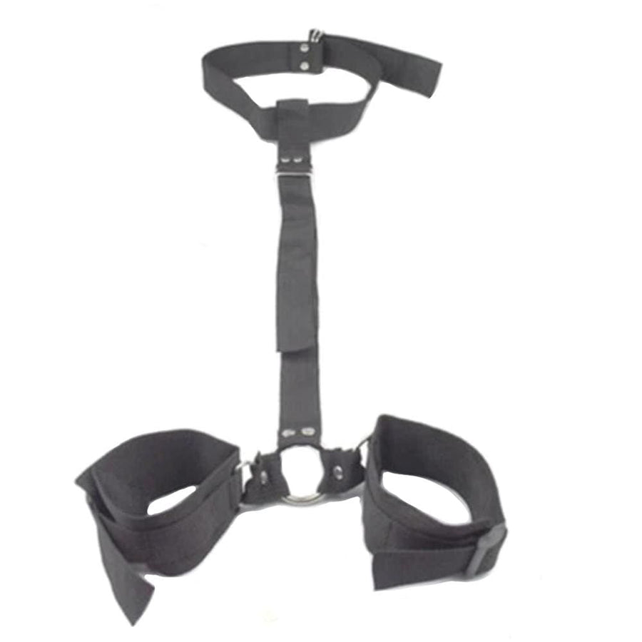 Sadistic Bondage Neck to Wrist Restraint BDSM product view
