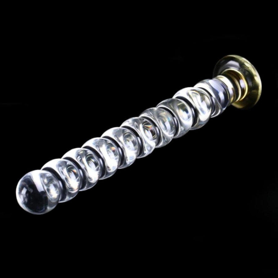 Luxurious 7 Inch Spiral Glass Dildo BDSM, gallery view 3