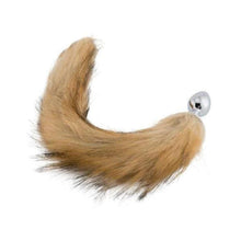 Load image into Gallery viewer, Mischievous Mutt Fox Tail Butt Plug 18 Inches Long BDSM
