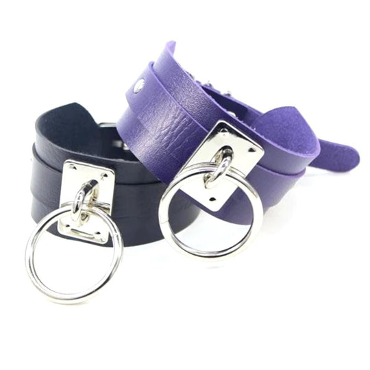 Total Domination Leather Slave Collar product view
