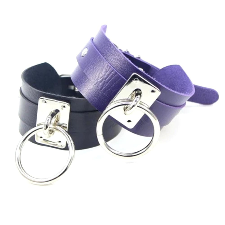 Total Domination Leather Slave Collar product view