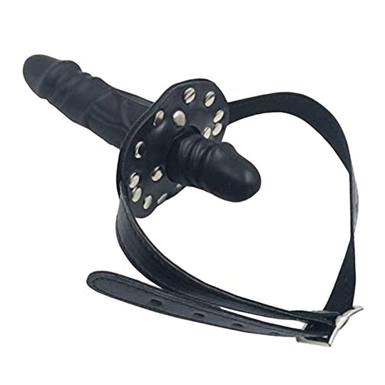 Sadistic Gag Order Black Face Dildo BDSM product view