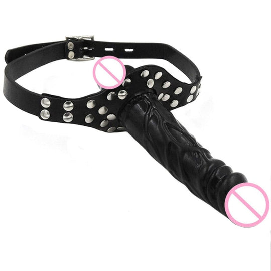Couple's Double Ended Dildo Gag BDSM product view