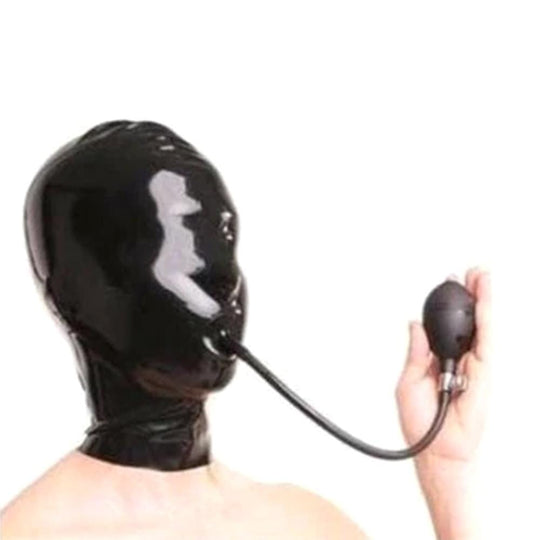 Hardcore BDSM Inflatable Latex Hood BDSM product view