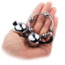 Load image into Gallery viewer, Beaded Weighted Cock Ring With Steel Balls
