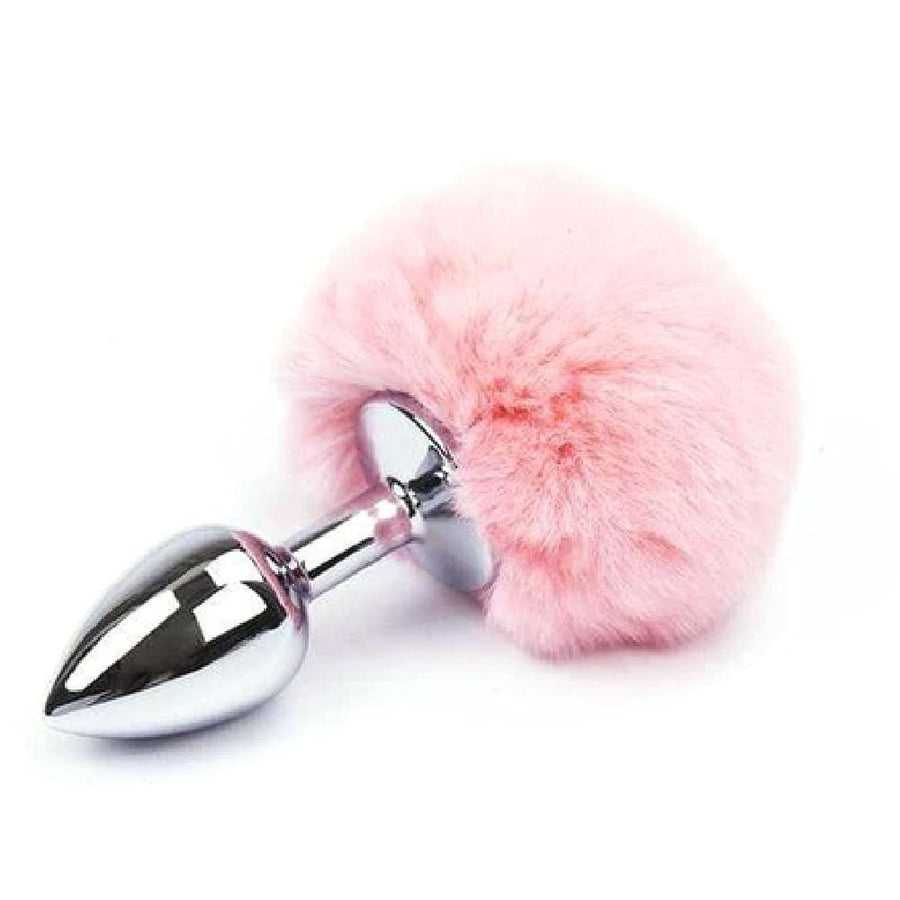 Cute and Fluffy Bunny Tail Butt Plug product view