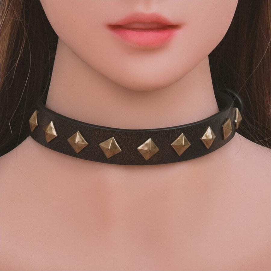 Genuine Vintage Leather Sub Collar, gallery view 6