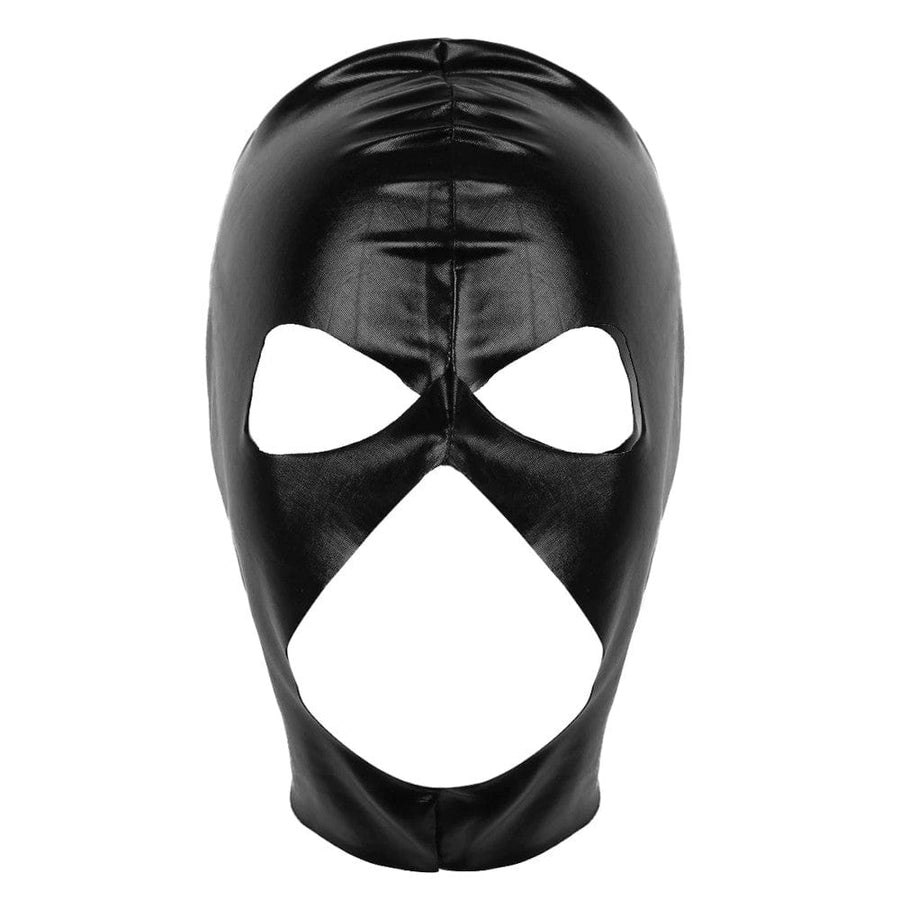Comfy Black Spandex Hood BDSM product view