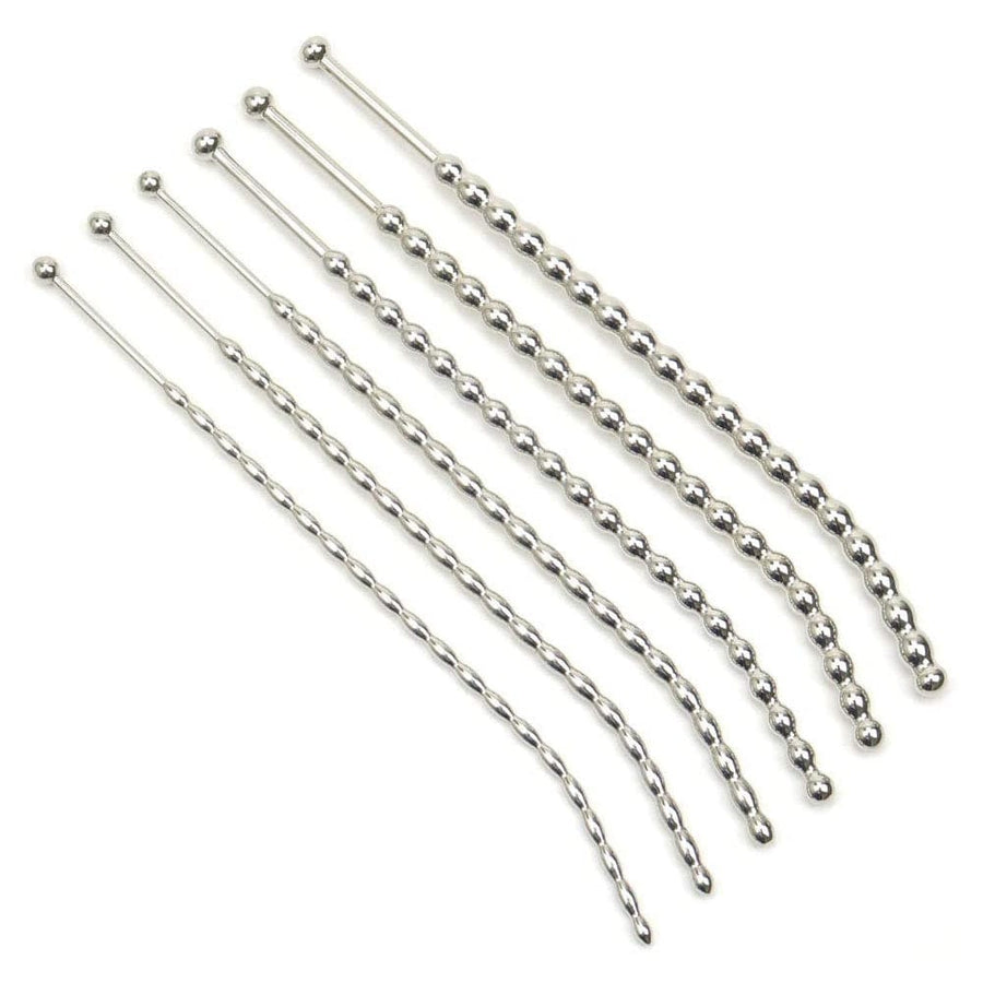 Curved Metal Penis Stretching Plug BDSM product view