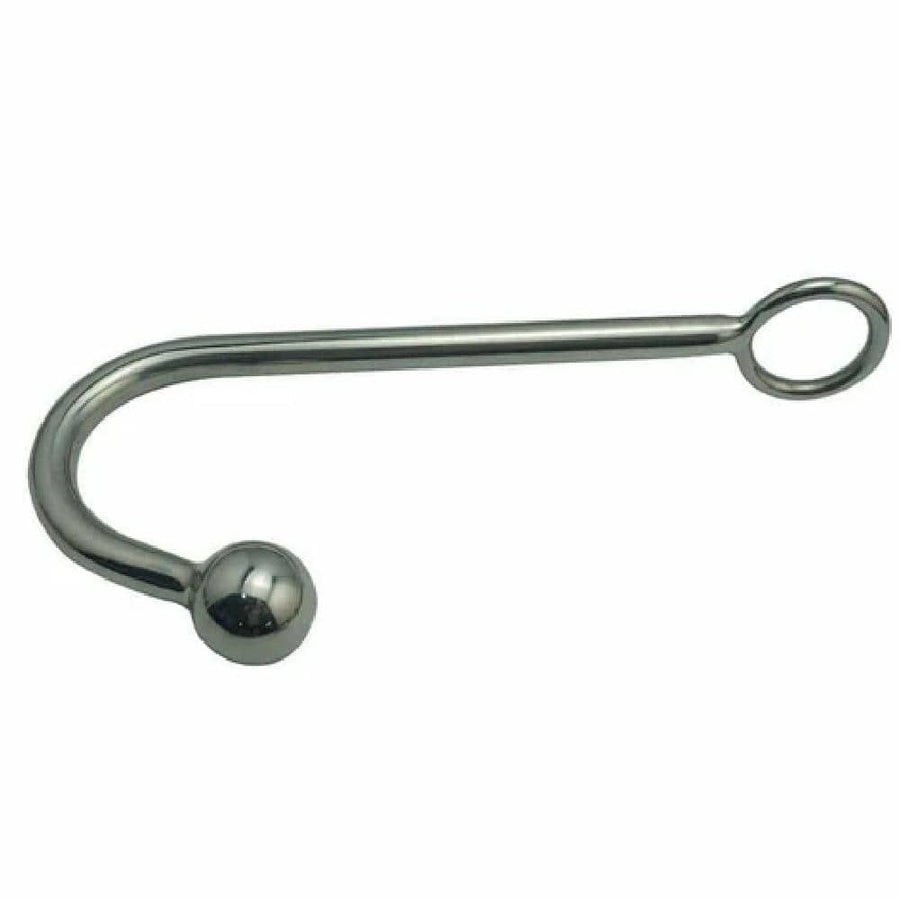 Stainless-Steel Various Bead Sizes Anal Hook 9 Inches Long, gallery view 2