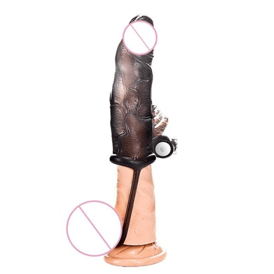 Meaty Satisfaction Vibrating Cock Sleeve BDSM, gallery view 8