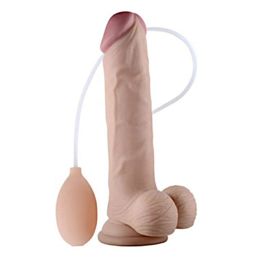 8 Inch Dildo With Balls and Suction Cup, gallery view 2