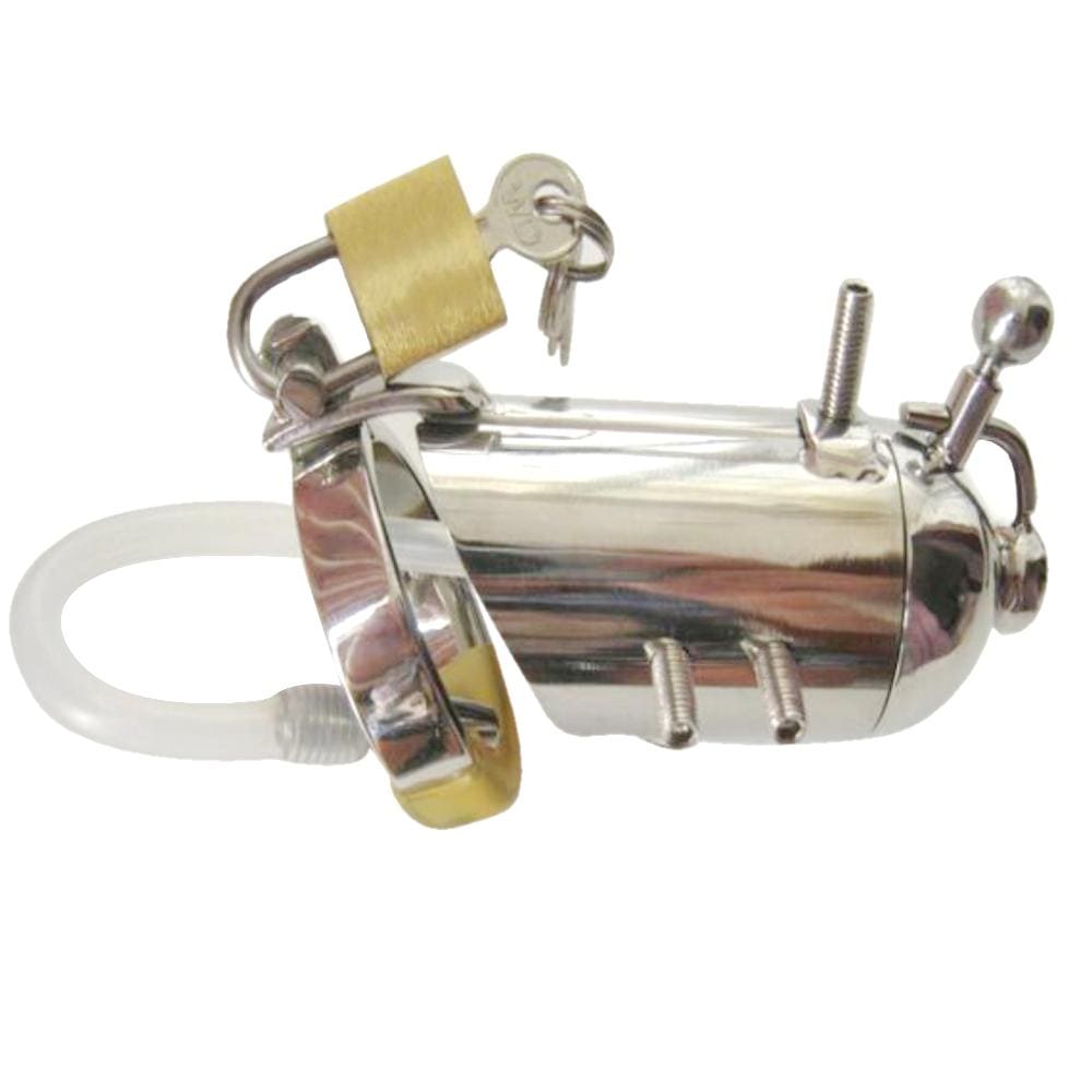 Stainless Cock Torture Squeezer Device BDSM