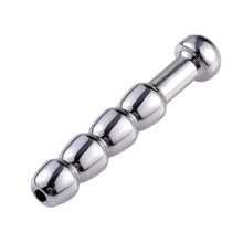 Load image into Gallery viewer, Ribbed Stainless Urethral Dilator Penis Plug BDSM
