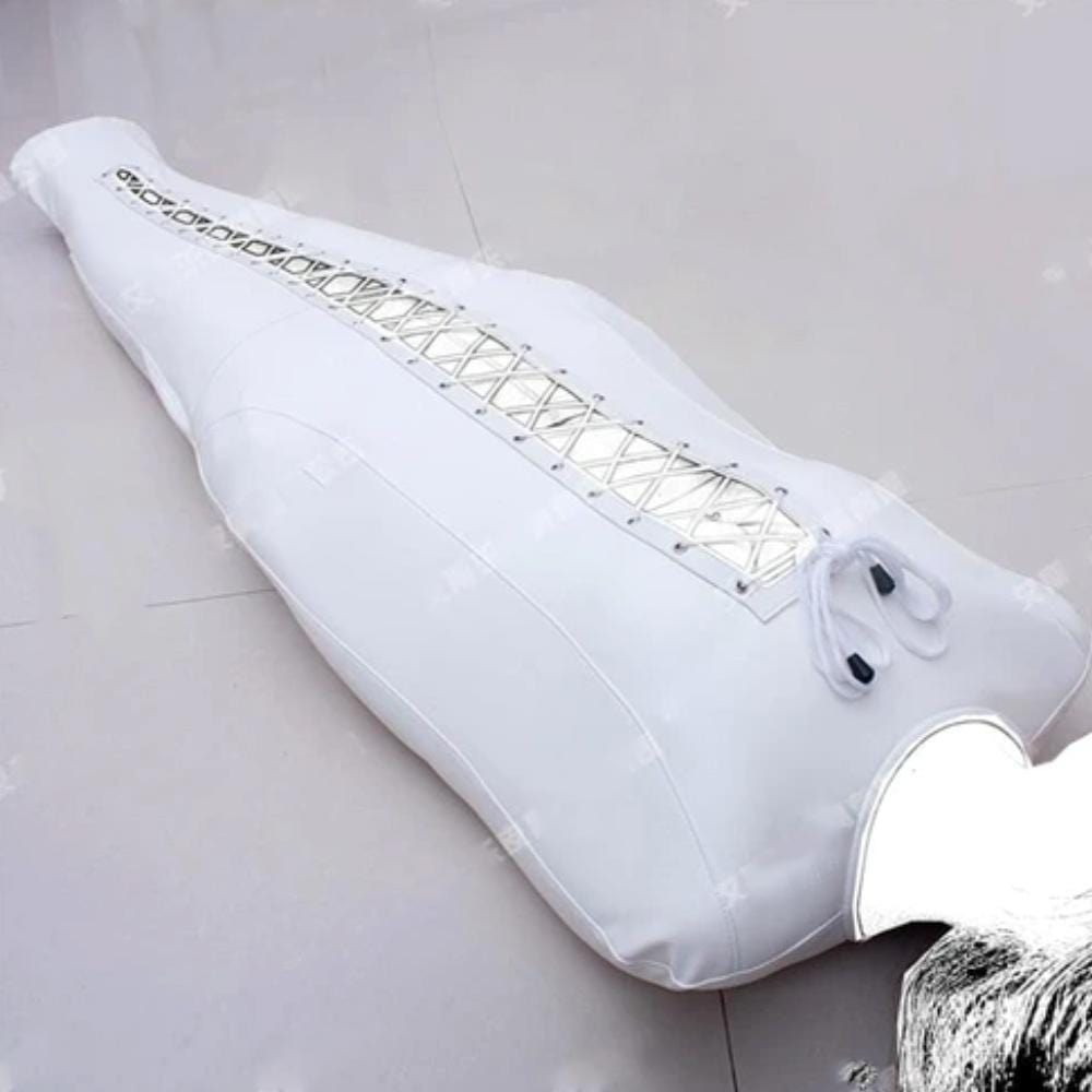 Obtenez un sac de bondage blanc momifié BDSM
