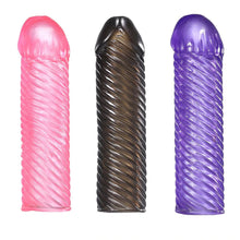 Load image into Gallery viewer, Reusable Silicone Condom Extender BDSM
