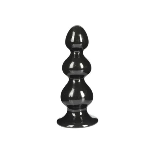 Black Beaded Glory 6 Inch Anal Dildo BDSM product view