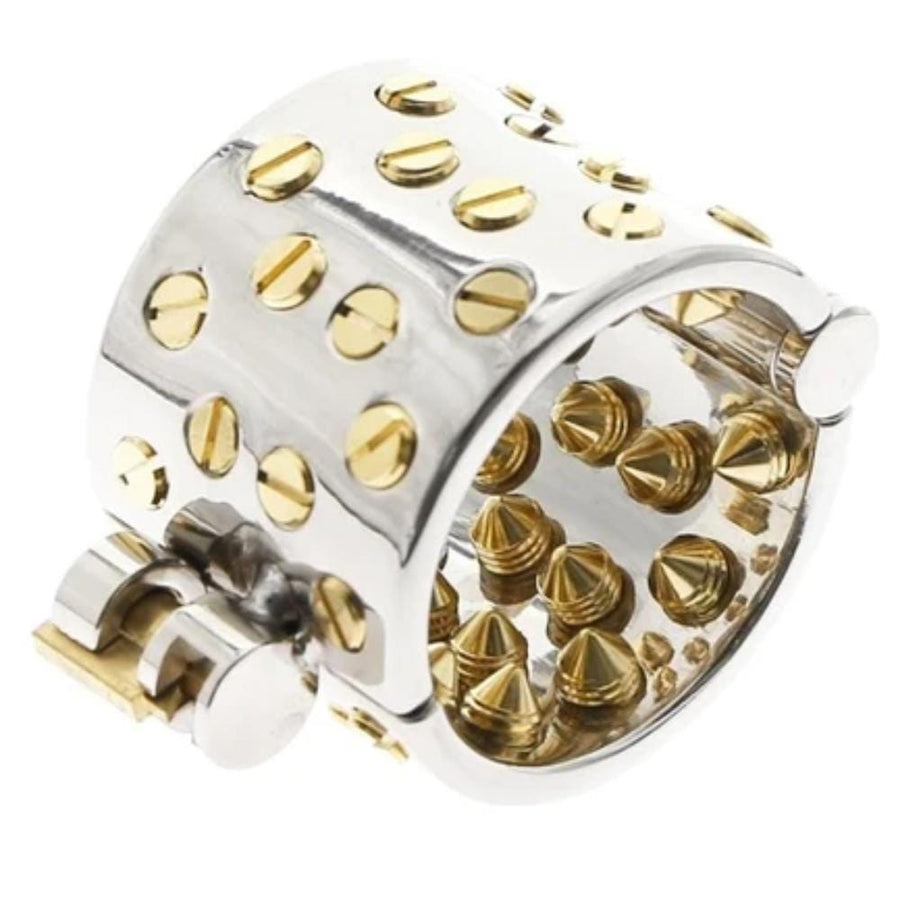 Golden Dick Teeth Torture Device BDSM product view