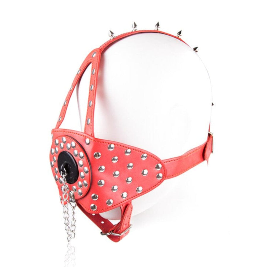 Studded Gothic BDSM Muzzle BDSM product view