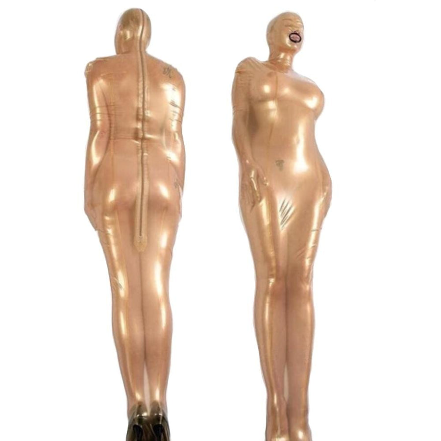 Full-Body Transparent Latex Sleepsack BDSM product view