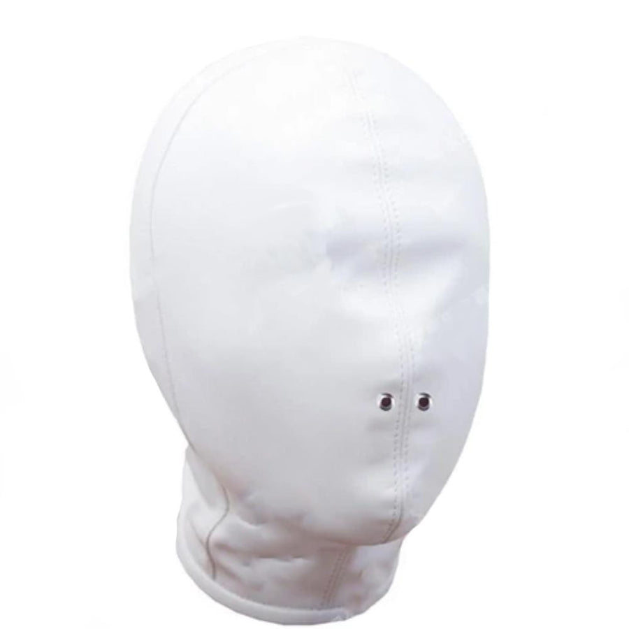 Leather White Sex Hood, gallery view 3