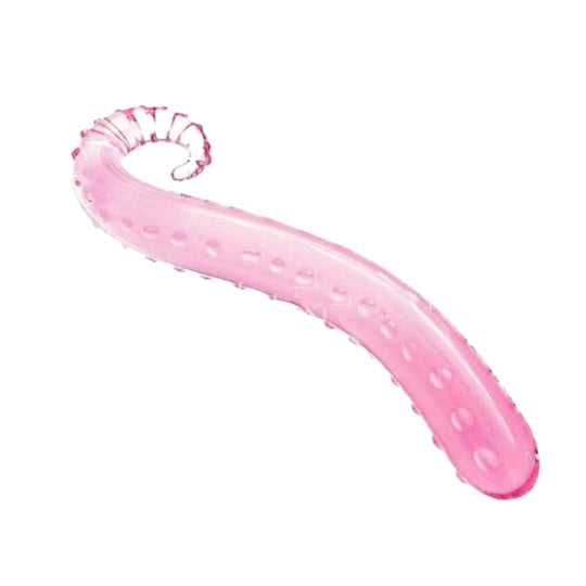 Pink Glass Octopus Tentacle Dildo BDSM product view