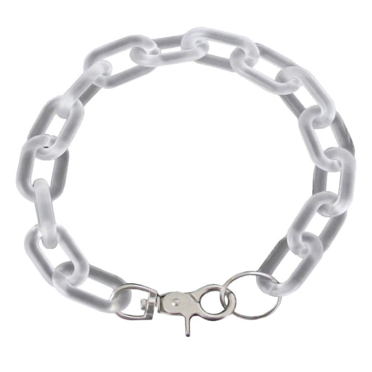 Resin Chain Dog Collar Choker Necklace product view